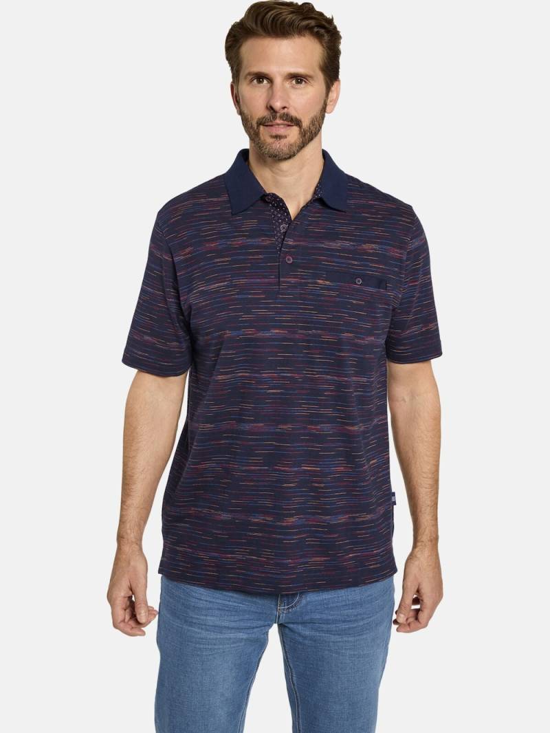 Große Größen Poloshirt ORVENTO, Herren, grau, Größe: XXL, Baumwolle, Happy Size DE Men von Happy Size DE Men