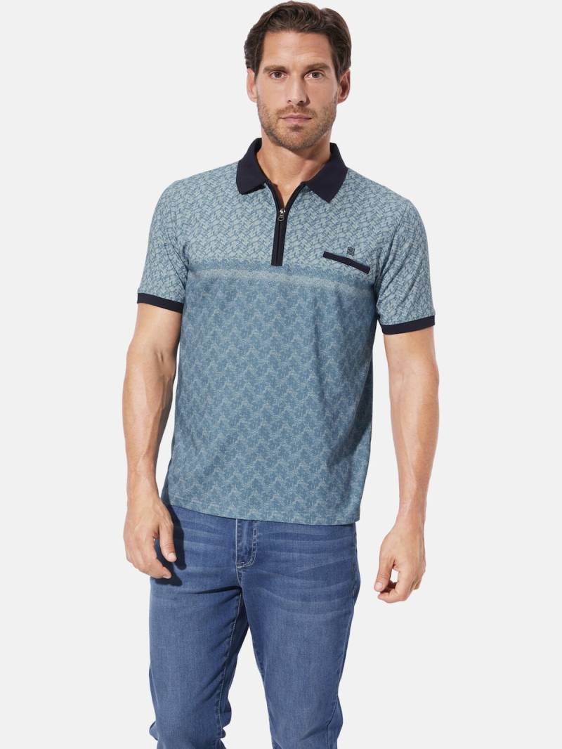 Große Größen Poloshirt PALDUN, Herren, blau, Größe: XL, Baumwolle/Polyester, Happy Size DE Men von Happy Size DE Men