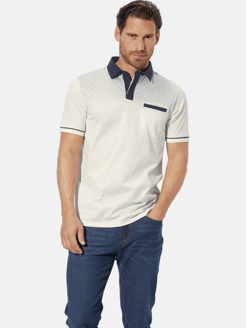 Große Größen Poloshirt RORDAN, Herren, weiß, Größe: L, Baumwolle, Happy Size DE Men von Happy Size DE Men