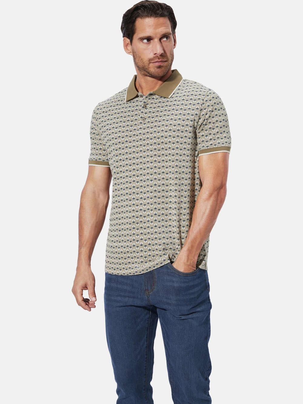 Große Größen Poloshirt TALOR, Herren, rosa, Größe: XL, Baumwolle, Happy Size DE Men von Happy Size DE Men