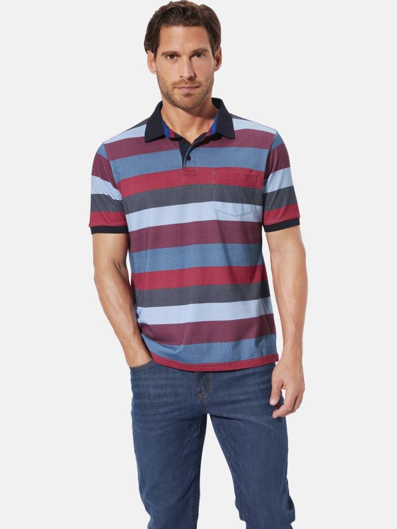 Große Größen Poloshirt TAVELLA, Herren, rot, Größe: XL, Baumwolle, Happy Size DE Men von Happy Size DE Men