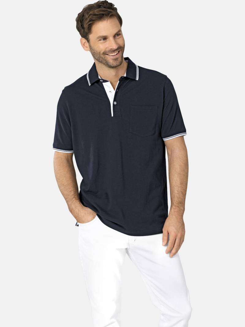 Große Größen Poloshirt TESSAVEST, Herren, grau, Größe: 54, Baumwolle, Happy Size DE Men von Happy Size DE Men