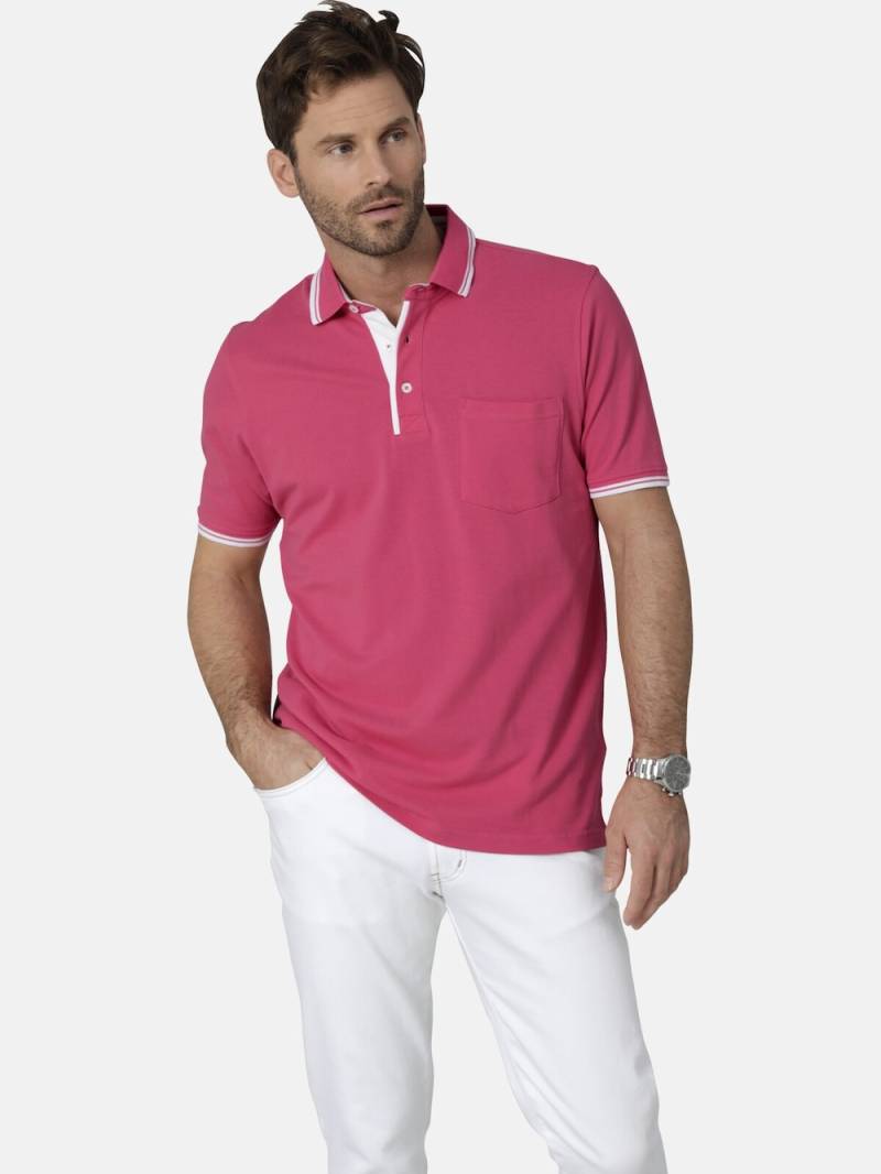 Große Größen Poloshirt TESSAVEST, Herren, rosa, Größe: 50, Baumwolle, Happy Size DE Men von Happy Size DE Men