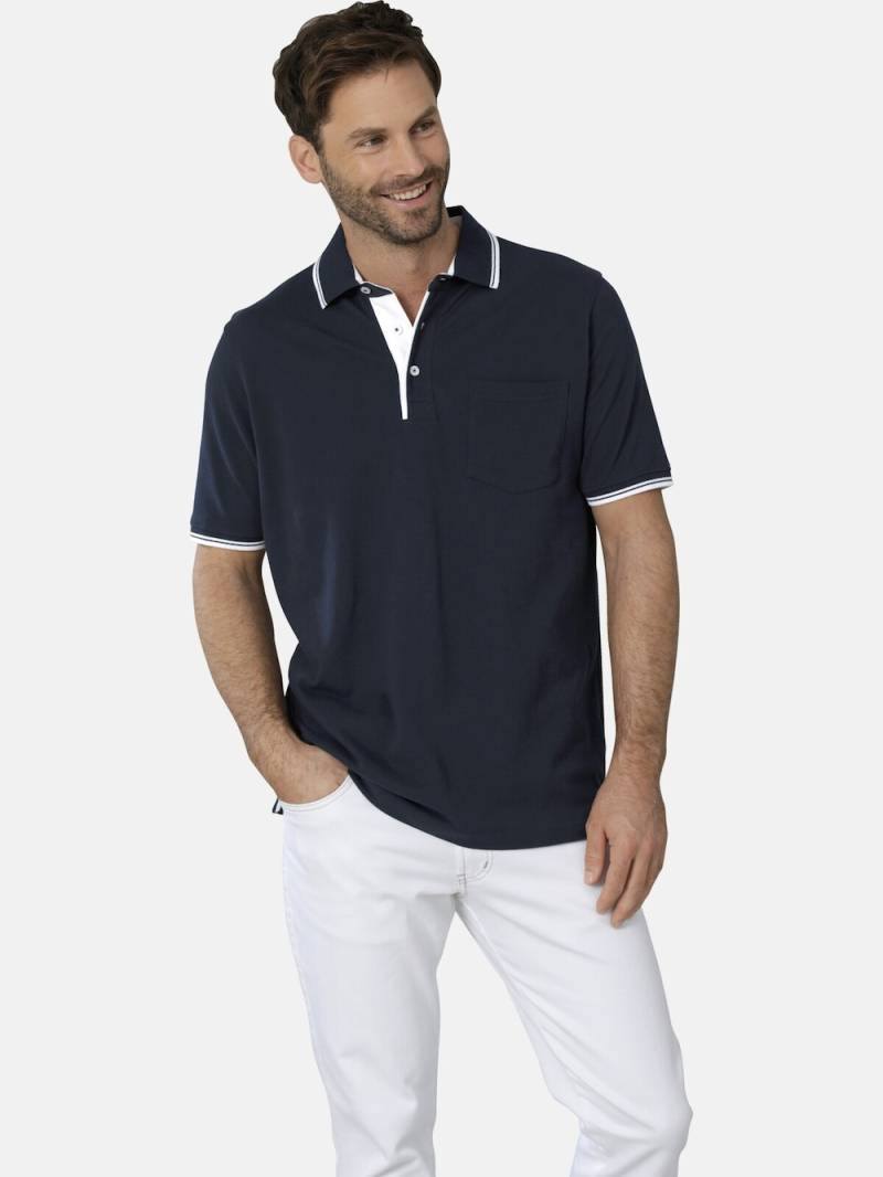 Große Größen Poloshirt TOLVENTO, Herren, grau, Größe: 52, Baumwolle, Happy Size DE Men von Happy Size DE Men