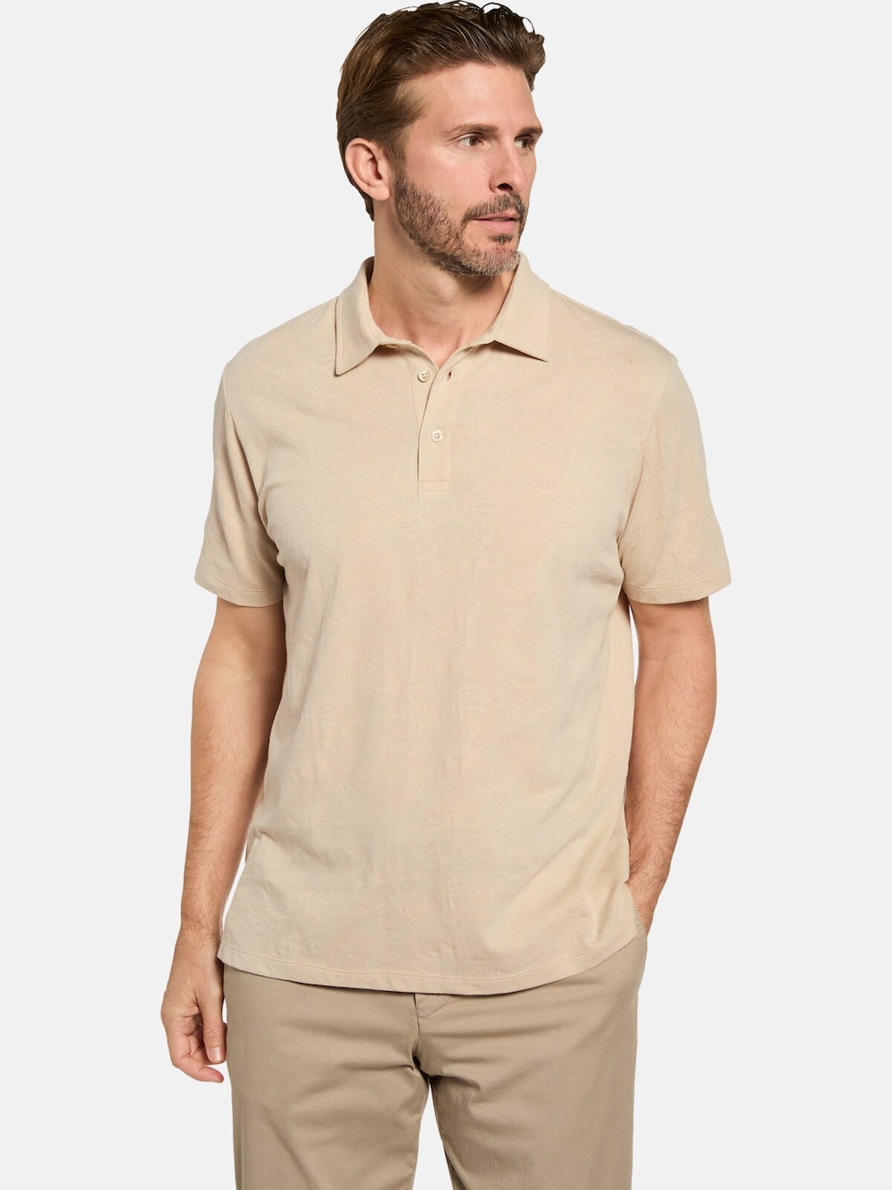Große Größen Poloshirt TOSCARELLA, Herren, braun, Größe: 60, Baumwolle/Polyester, Happy Size DE Men von Happy Size DE Men
