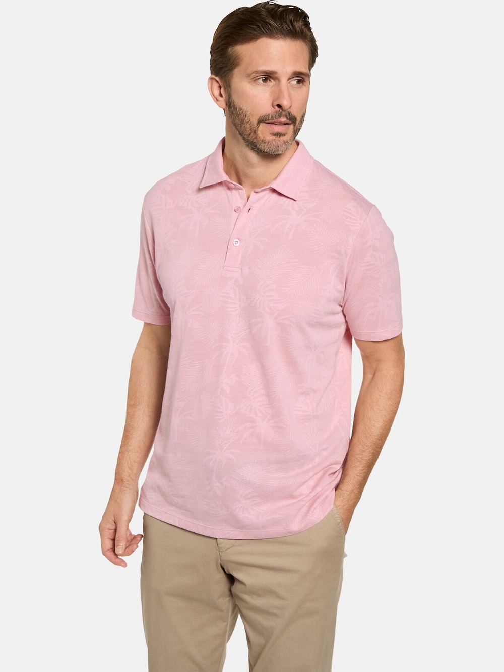 Große Größen Poloshirt TOSCARELLA, Herren, lila, Größe: 56, Baumwolle/Polyester, Happy Size DE Men von Happy Size DE Men