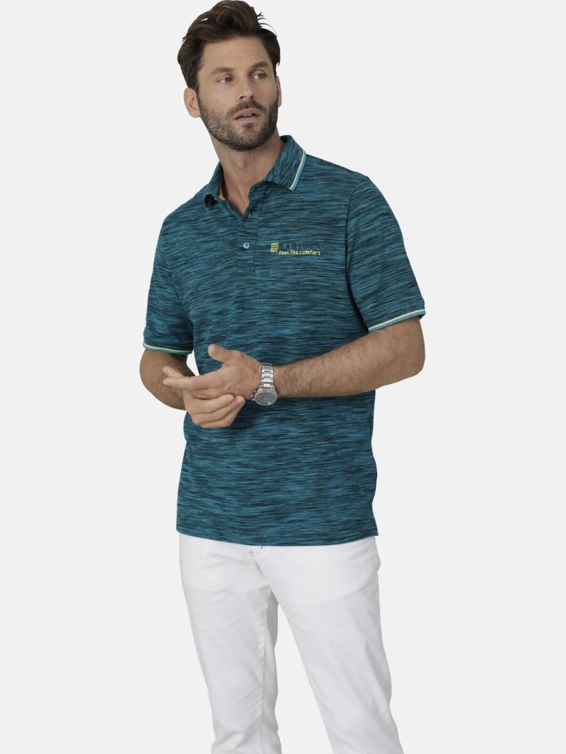Große Größen Poloshirt TOSCATINO, Herren, türkis, Größe: XXL, Baumwolle, Happy Size DE Men von Happy Size DE Men