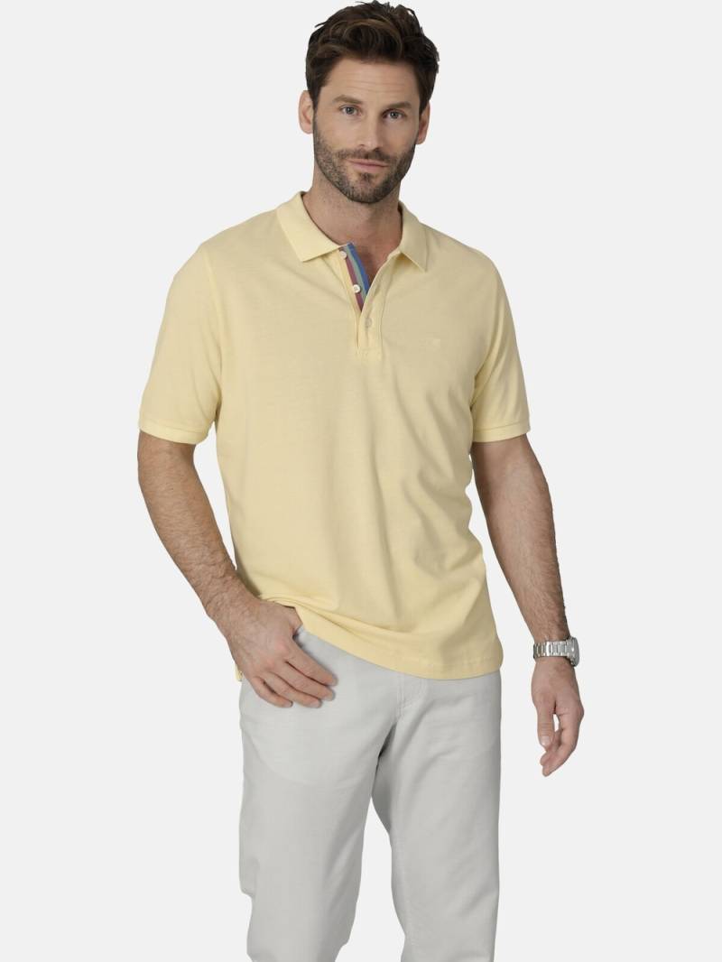 Große Größen Poloshirt UVIANO, Herren, beige, Größe: 58, Baumwolle, Happy Size DE Men von Happy Size DE Men