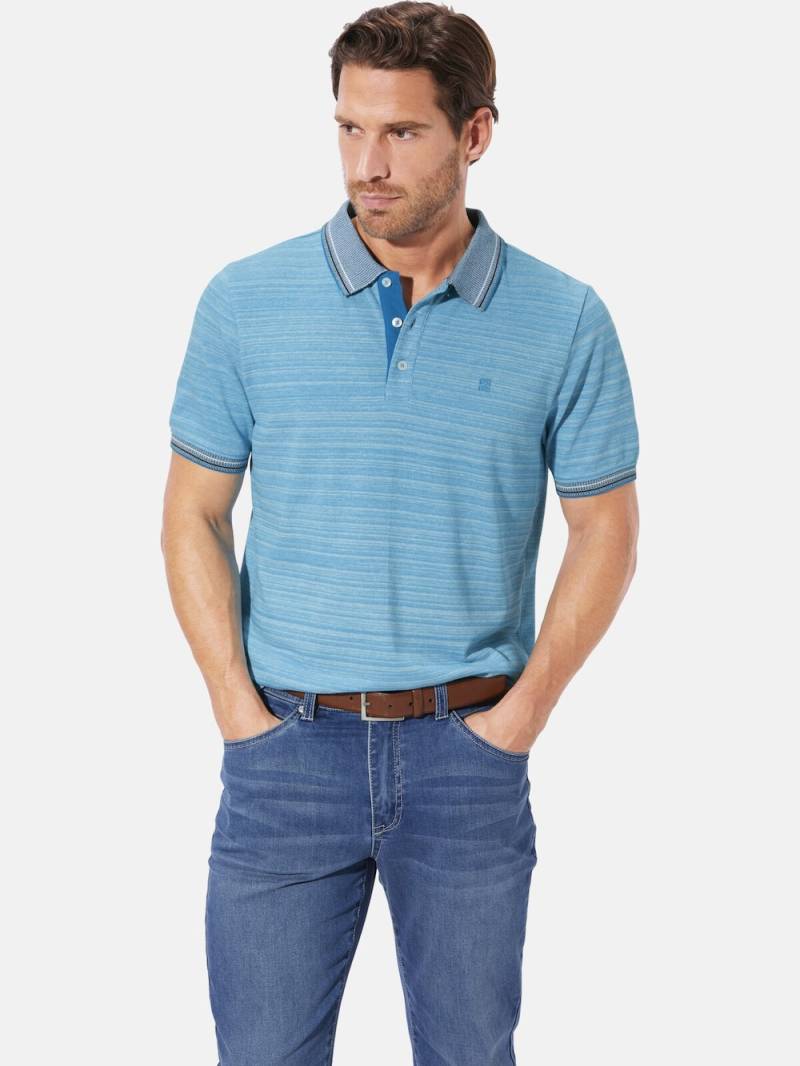 Große Größen Poloshirt VALRIN, Herren, türkis, Größe: XL, Baumwolle, Happy Size DE Men von Happy Size DE Men