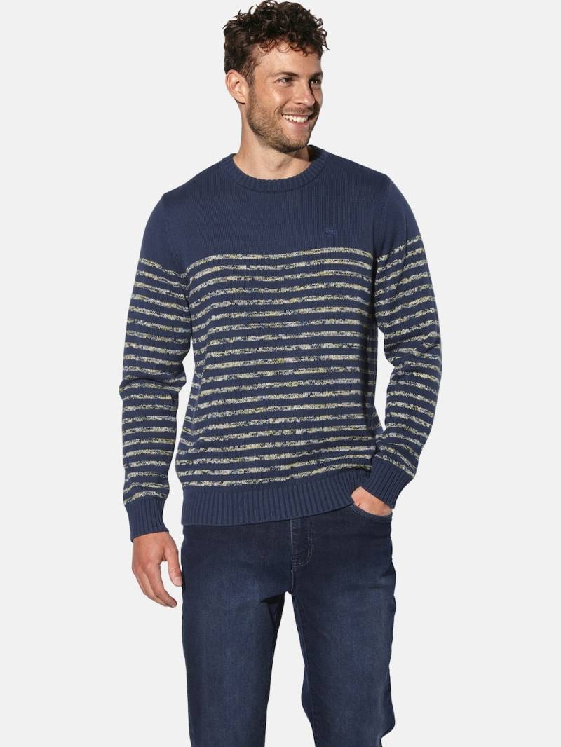 Große Größen Pullover ALOR, Herren, grau, Größe: XL, Baumwolle, Happy Size DE Men von Happy Size DE Men