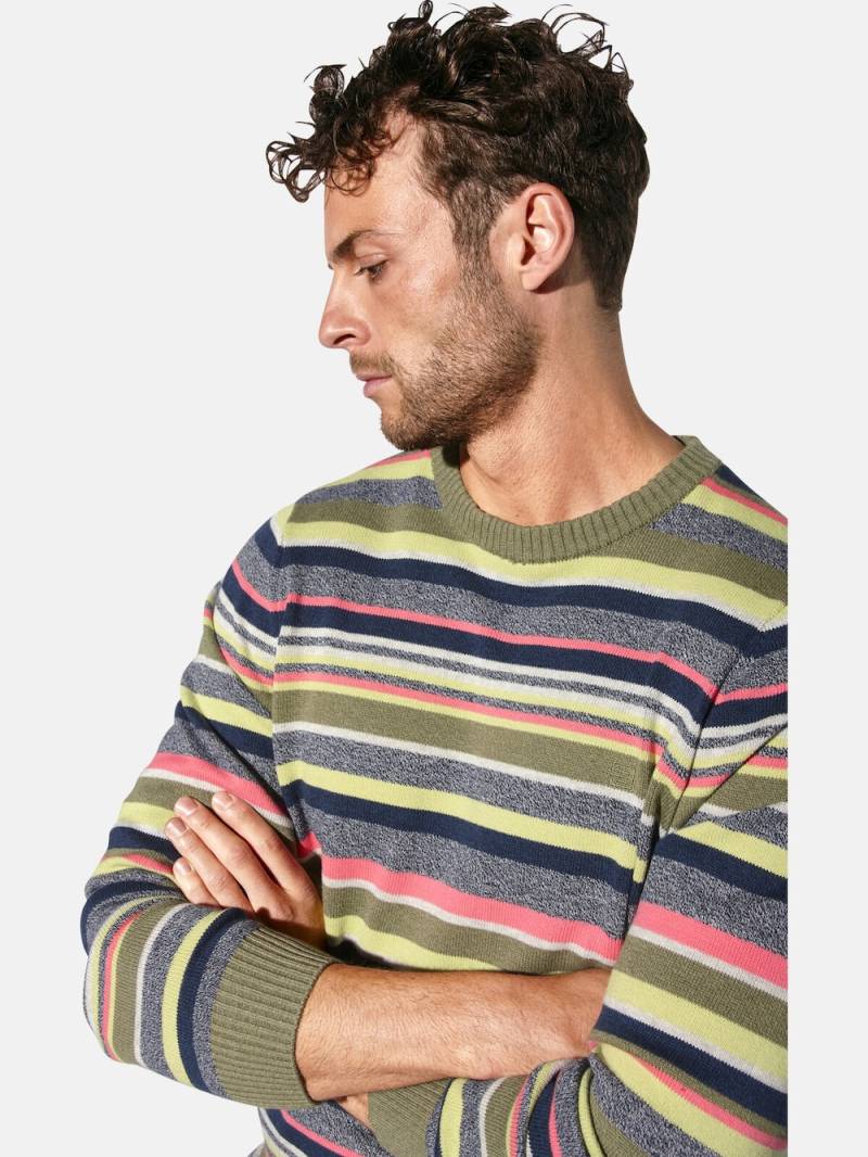 Große Größen Pullover HALIN, Herren, türkis, Größe: XL, Baumwolle, Happy Size DE Men von Happy Size DE Men