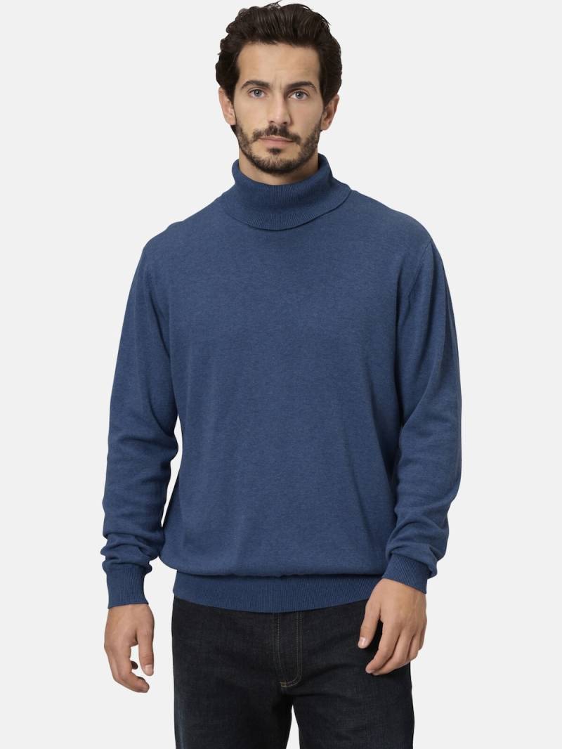 Große Größen Pullover JOLIETTO, Herren, blau, Größe: 58, Baumwolle, Happy Size DE Men von Happy Size DE Men