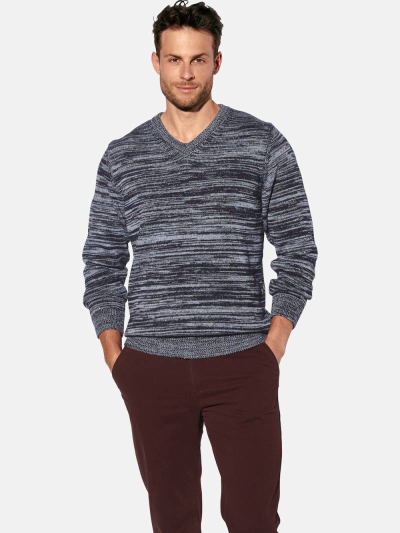 Große Größen Pullover OLIVAR, Herren, blau, Größe: 3XL, Baumwolle, Happy Size DE Men von Happy Size DE Men