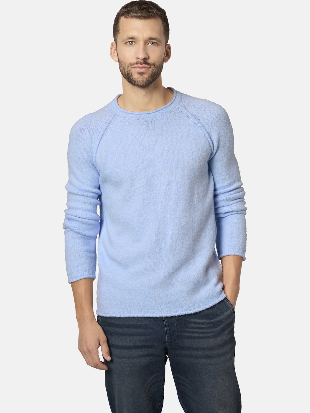 Große Größen Pullover RENZIMO, Herren, blau, Größe: 56, Polyester/Synthetische Fasern, Happy Size DE Men von Happy Size DE Men
