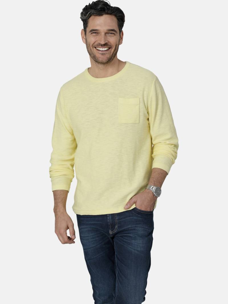 Große Größen Pullover TESSAVISTA, Herren, gelb, Größe: 60, Baumwolle, Happy Size DE Men von Happy Size DE Men