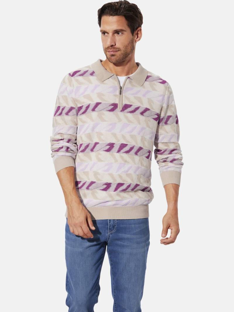 Große Größen Pullover VARIN, Herren, lila, Größe: 3XL, Baumwolle, Happy Size DE Men von Happy Size DE Men