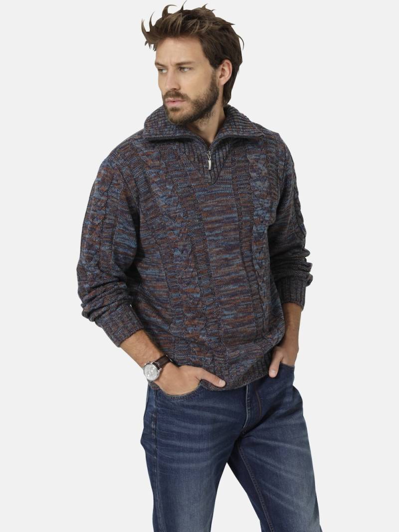 Große Größen Pullover VENELARI, Herren, blau, Größe: XXL, Wolle/Synthetische Fasern, Happy Size DE Men von Happy Size DE Men