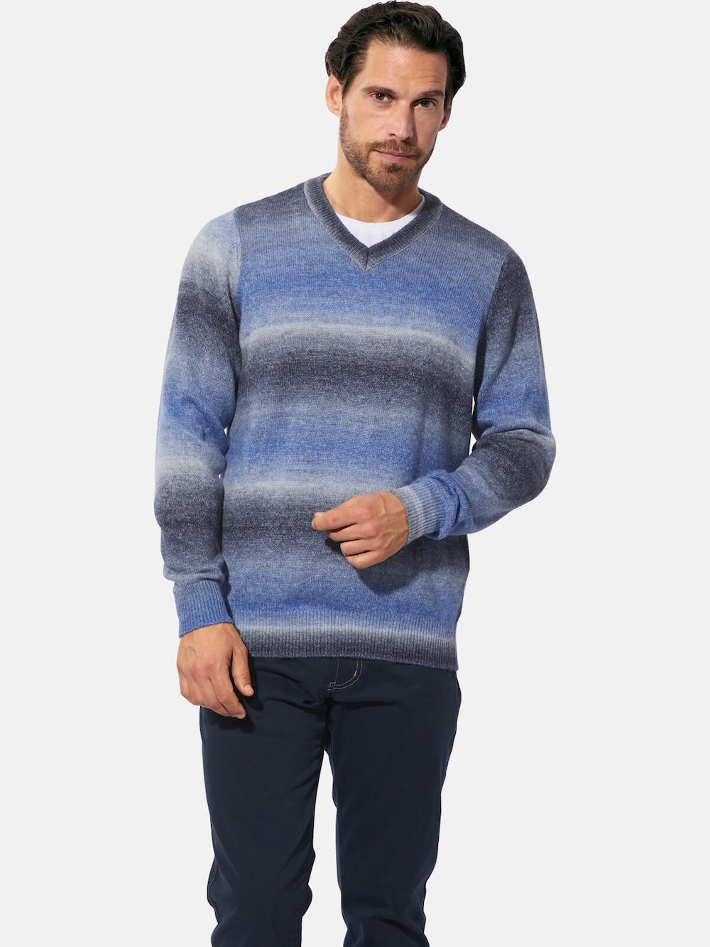 Große Größen Pullover VILLOCARA, Herren, blau, Größe: 3XL, Synthetische Fasern/Wolle, Happy Size DE Men von Happy Size DE Men