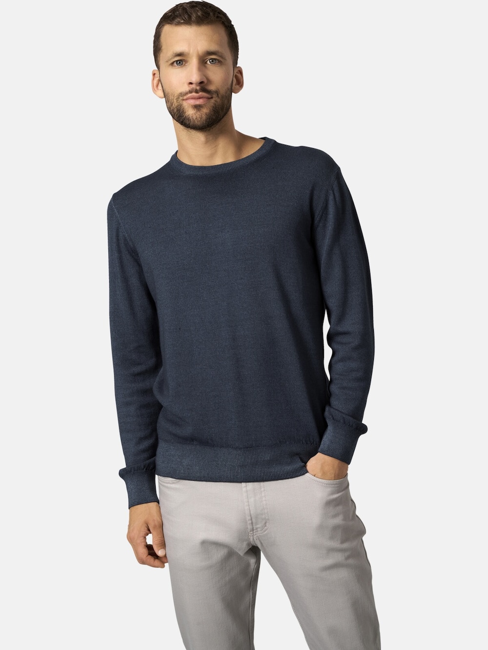 Große Größen Pullover VISTUNO, Herren, blau, Größe: 54, Wolle, Happy Size DE Men von Happy Size DE Men