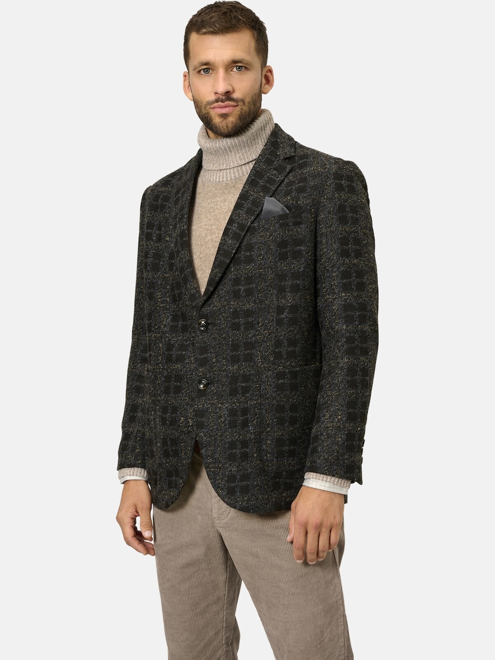 Große Größen Sakko ZOLVENTO, Herren, braun, Größe: 26, Polyester, Happy Size DE Men von Happy Size DE Men