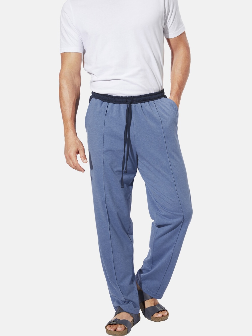 Große Größen Schlafhose QORMAR, Herren, blau, Größe: XL, Baumwolle/Polyester, Happy Size DE Men von Happy Size DE Men