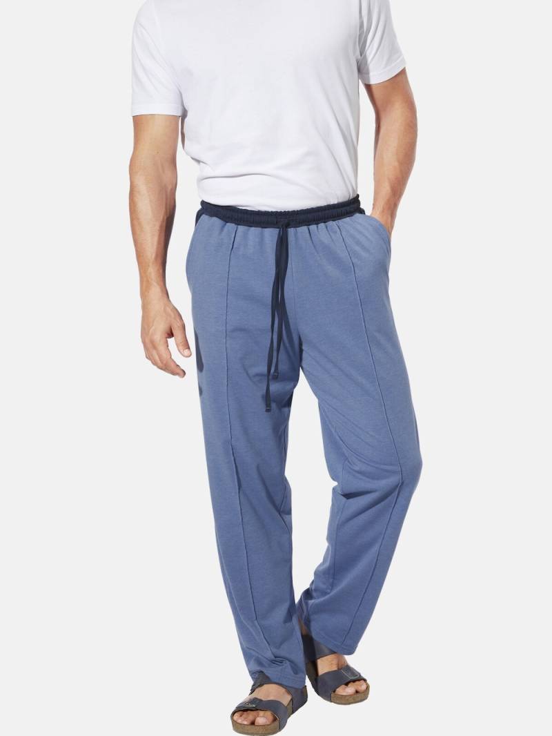 Große Größen Schlafhose QORMAR, Herren, blau, Größe: XXL, Baumwolle/Polyester, Happy Size DE Men von Happy Size DE Men