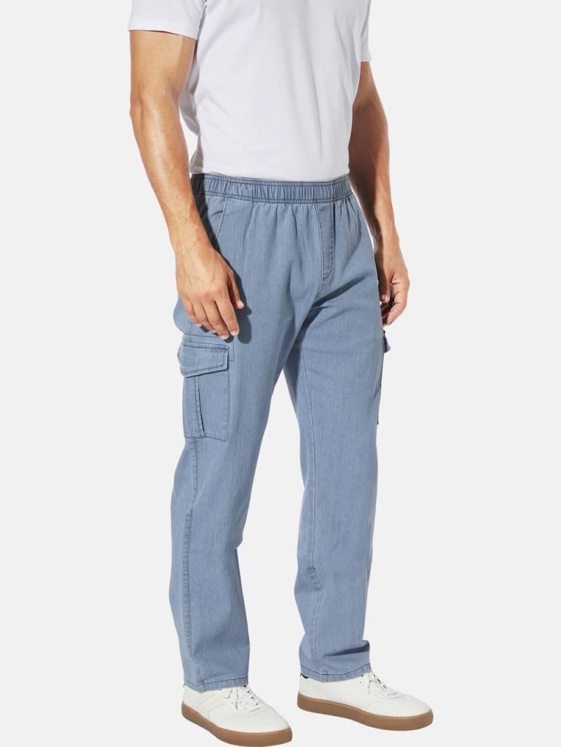 Große Größen Schlupfjeans CONCEZIO, Herren, blau, Größe: 27, Baumwolle/Polyester, Happy Size DE Men von Happy Size DE Men