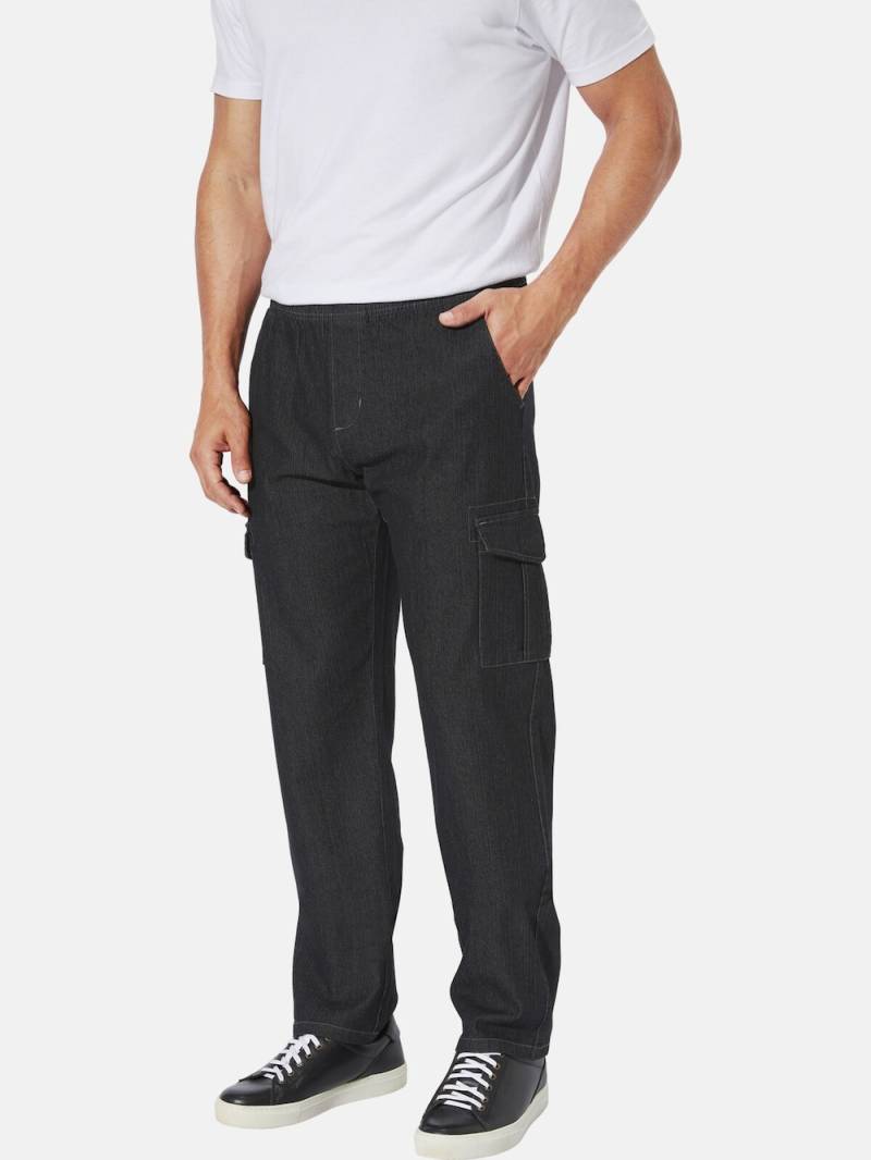 Große Größen Schlupfjeans CONCEZIO, Herren, schwarz, Größe: 27, Baumwolle/Polyester, Happy Size DE Men von Happy Size DE Men