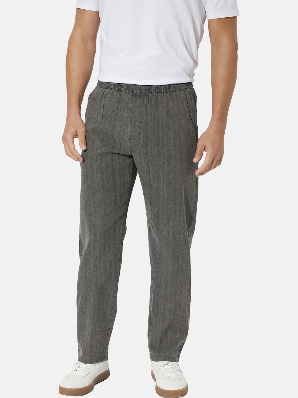 Große Größen Schlupfjeans VIENTTO, Herren, grau, Größe: 32, Baumwolle/Polyester, Happy Size DE Men von Happy Size DE Men