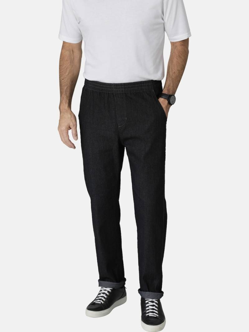 Große Größen Schlupfjeans VIENTTO, Herren, schwarz, Größe: 56, Baumwolle/Polyester, Happy Size DE Men von Happy Size DE Men