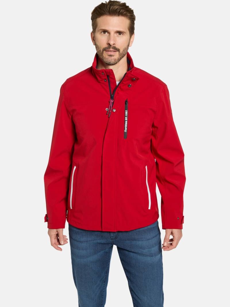 Große Größen Softshelljacke ZORVENTO, Herren, rot, Größe: 50, Polyester, Happy Size DE Men von Happy Size DE Men