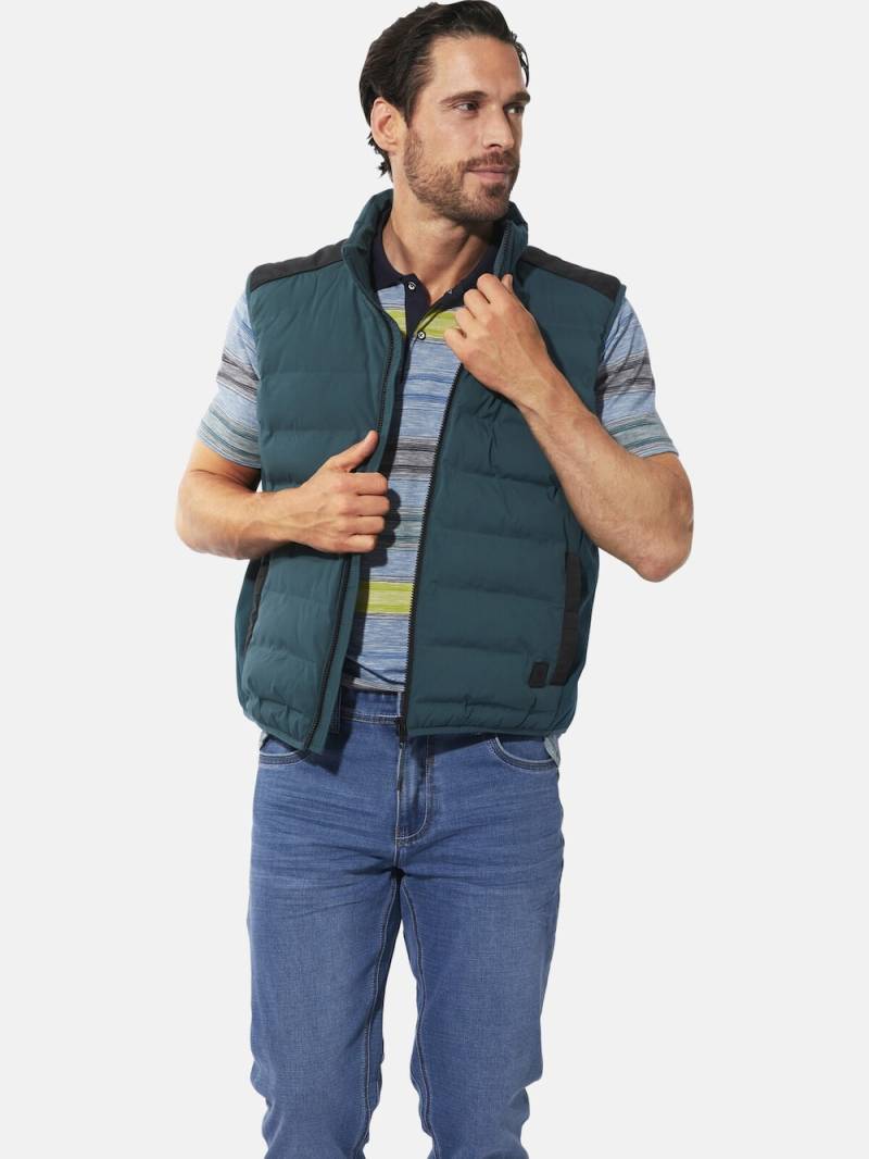 Große Größen Steppweste FARON, Herren, türkis, Größe: 62, Polyester, Happy Size DE Men von Happy Size DE Men