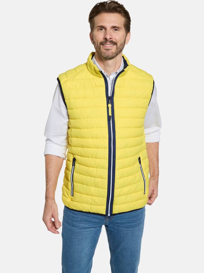 Große Größen Steppweste VIVORO, Herren, gelb, Größe: 58, Polyester, Happy Size DE Men von Happy Size DE Men