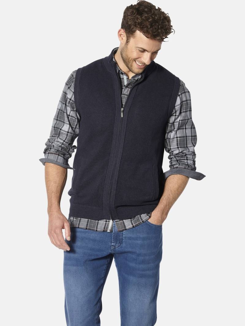 Große Größen Strickweste AMOTASSI, Herren, grau, Größe: XL, Baumwolle, Happy Size DE Men von Happy Size DE Men