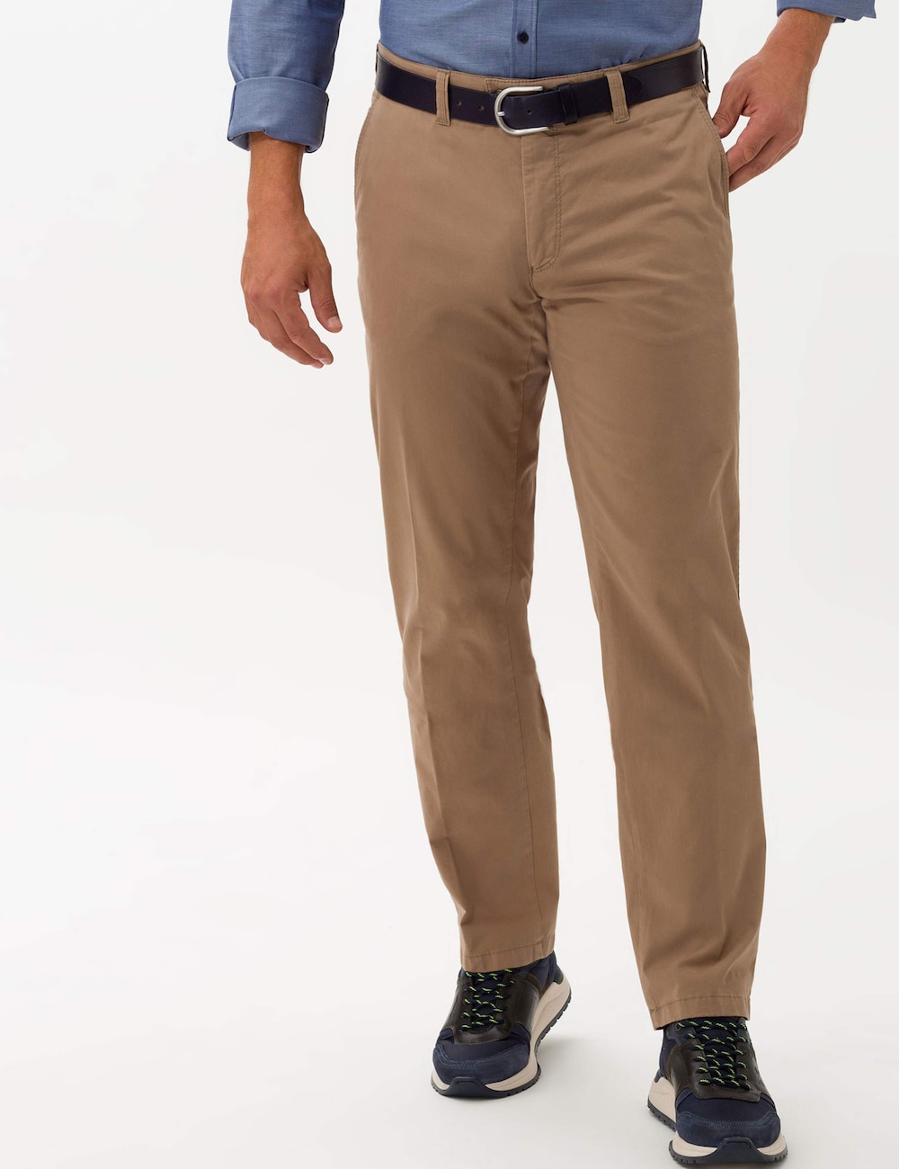 Große Größen Style JIM Hosen lang, Herren, braun, Größe: 52, Baumwolle, Happy Size DE Men von EUREX by BRAX