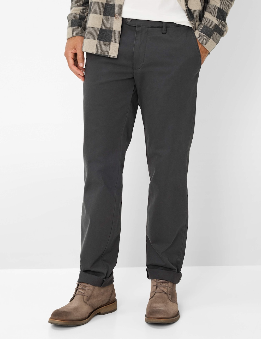 Große Größen Style JIM, Herren, grau, Größe: 58, Baumwolle, Happy Size DE Men von Happy Size DE Men