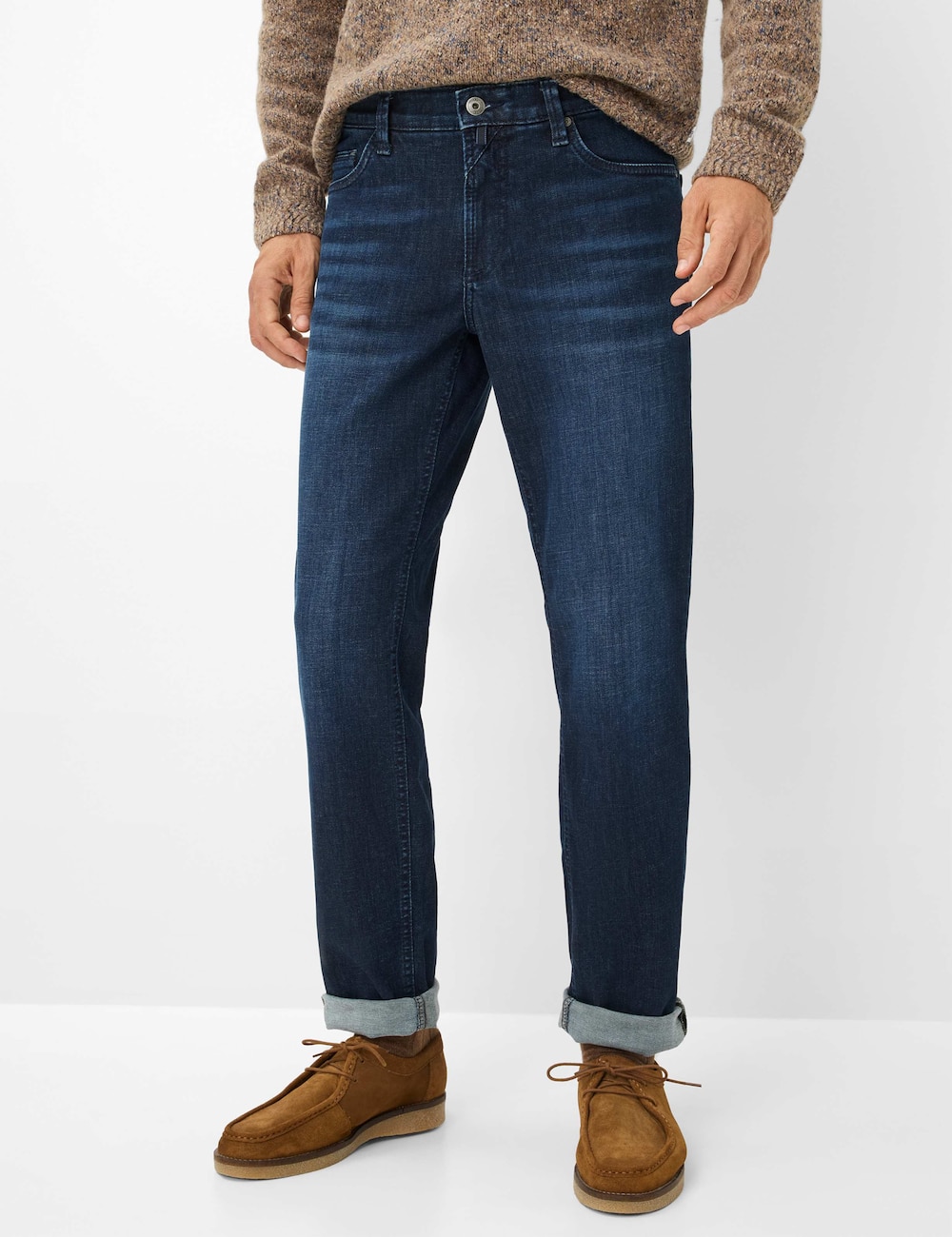 Große Größen Style LUKE Jeans, Herren, grau, Größe: 52, Baumwolle, Happy Size DE Men von EUREX by BRAX