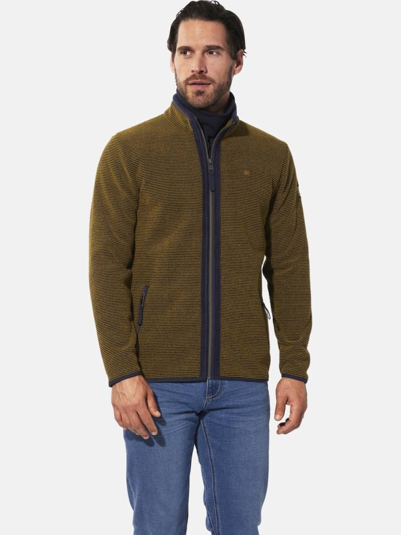 Große Größen Sweatjacke KENDOR, Herren, beige, Größe: L, Polyester, Happy Size DE Men von Happy Size DE Men