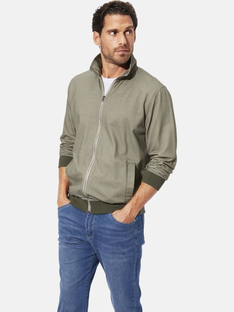 Große Größen Sweatjacke NORIETTA, Herren, grau, Größe: XL, Baumwolle, Happy Size DE Men von Happy Size DE Men