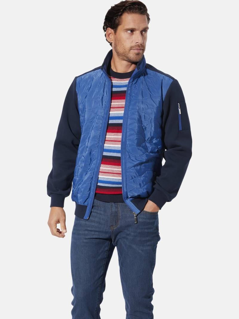 Große Größen Sweatjacke PALRON, Herren, blau, Größe: L, Polyester, Happy Size DE Men von Happy Size DE Men