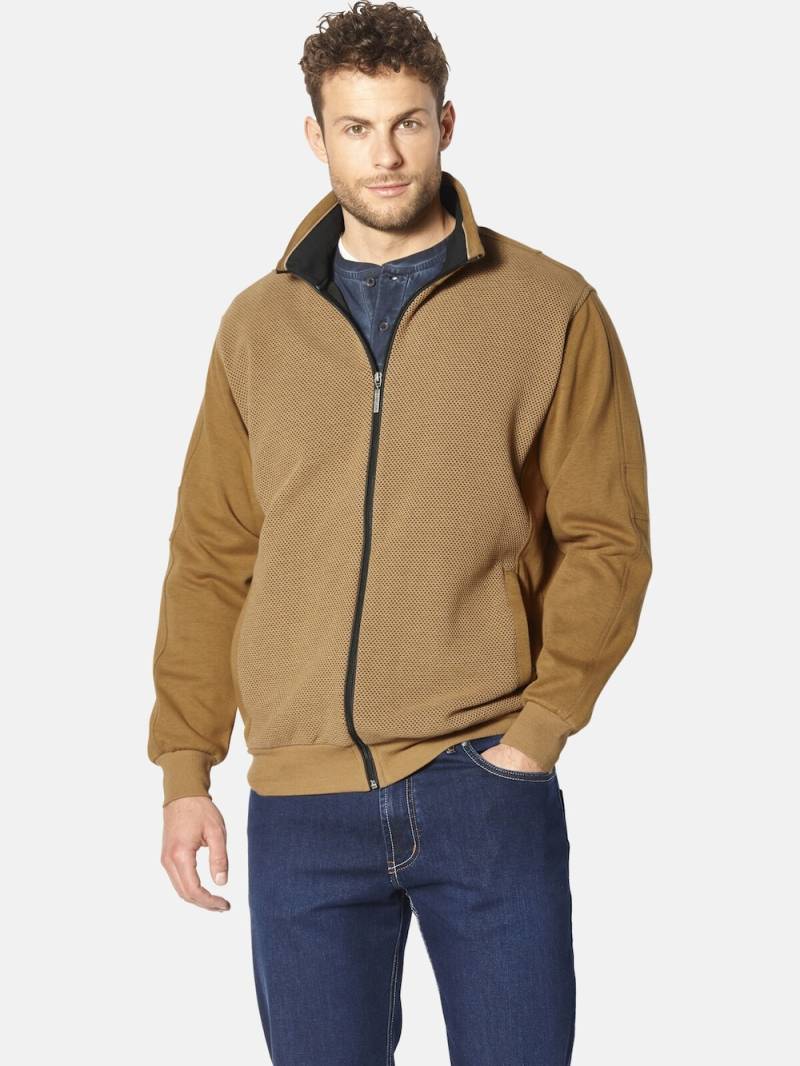 Große Größen Sweatjacke TOMESTELLI, Herren, grün, Größe: L, Baumwolle/Polyester, Happy Size DE Men von Happy Size DE Men