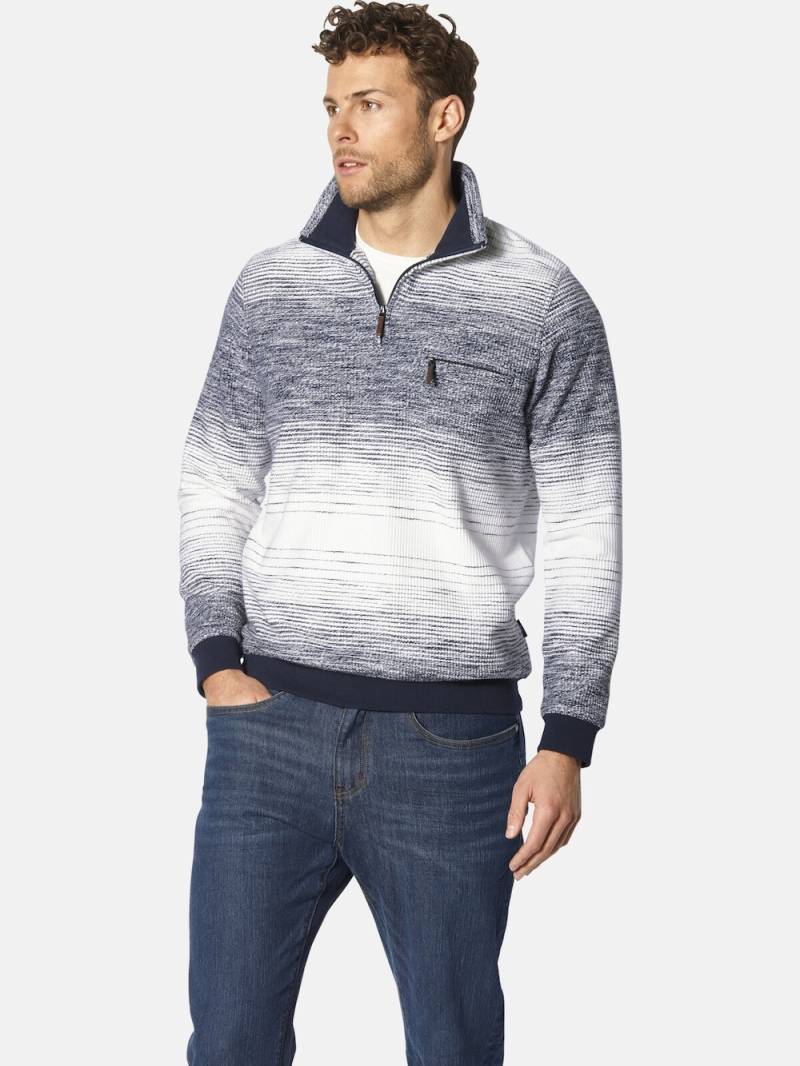 Große Größen Sweatshirt BENTILAGI, Herren, blau, Größe: XXL, Baumwolle/Polyester, Happy Size DE Men von Happy Size DE Men