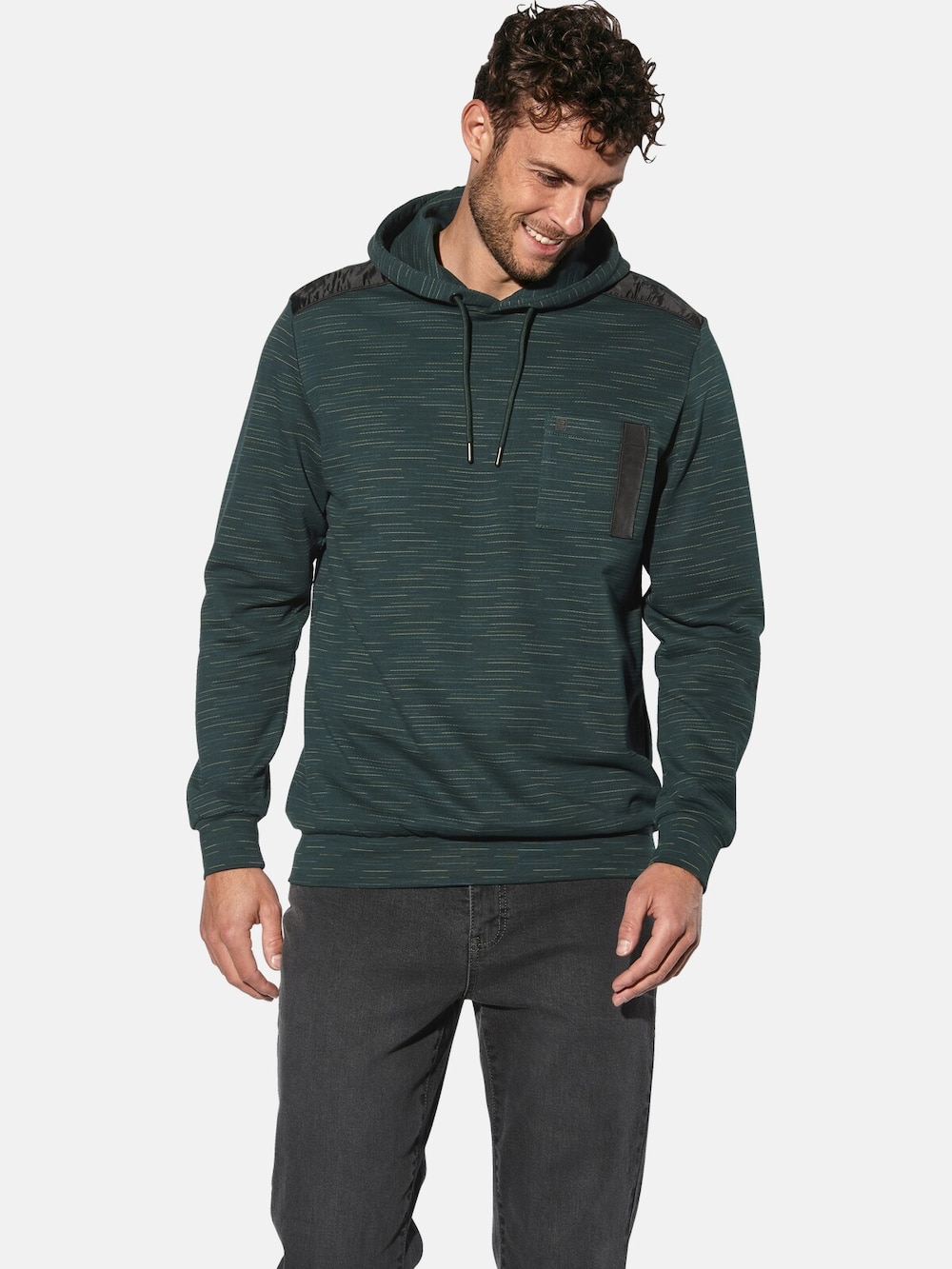 Große Größen Sweatshirt CORLIAN, Herren, türkis, Größe: XL, Baumwolle/Polyester, Happy Size DE Men von Happy Size DE Men