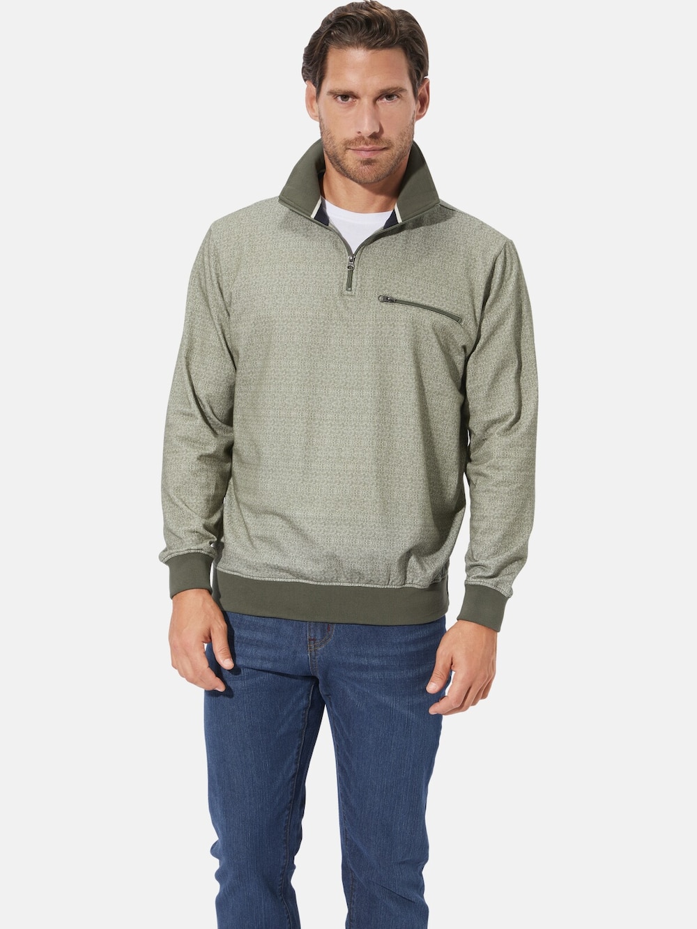 Große Größen Sweatshirt ELANDOR, Herren, braun, Größe: XL, Baumwolle, Happy Size DE Men von Happy Size DE Men