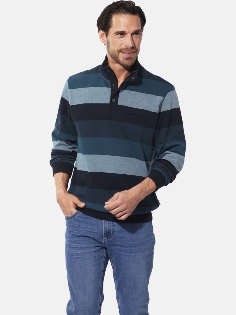 Große Größen Sweatshirt FLAGIORESTI, Herren, türkis, Größe: XXL, Baumwolle, Happy Size DE Men von Happy Size DE Men