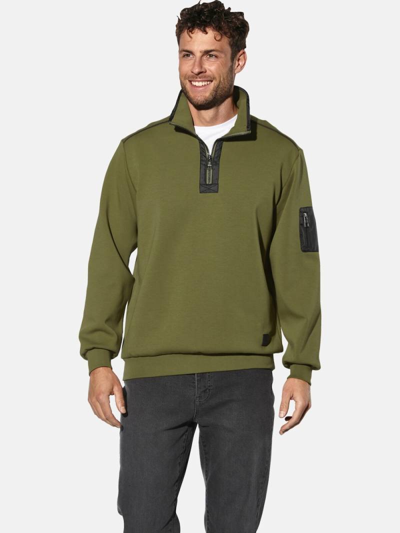 Große Größen Sweatshirt KALDIN, Herren, braun, Größe: XL, Polyester/Baumwolle, Happy Size DE Men von Happy Size DE Men