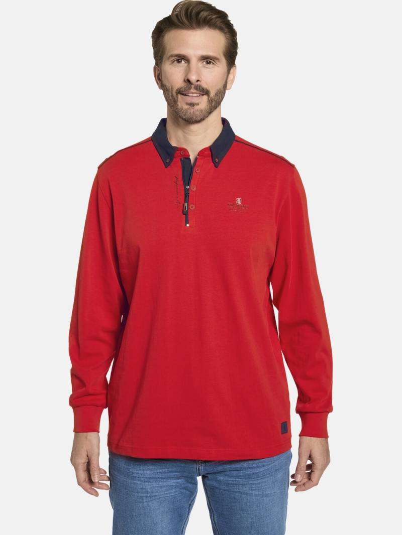 Große Größen Sweatshirt MODASOLE, Herren, rot, Größe: XL, Baumwolle, Happy Size DE Men von Happy Size DE Men