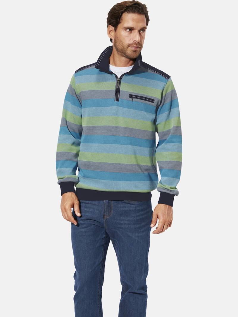 Große Größen Sweatshirt OLAMAR, Herren, türkis, Größe: 3XL, Baumwolle, Happy Size DE Men von Happy Size DE Men