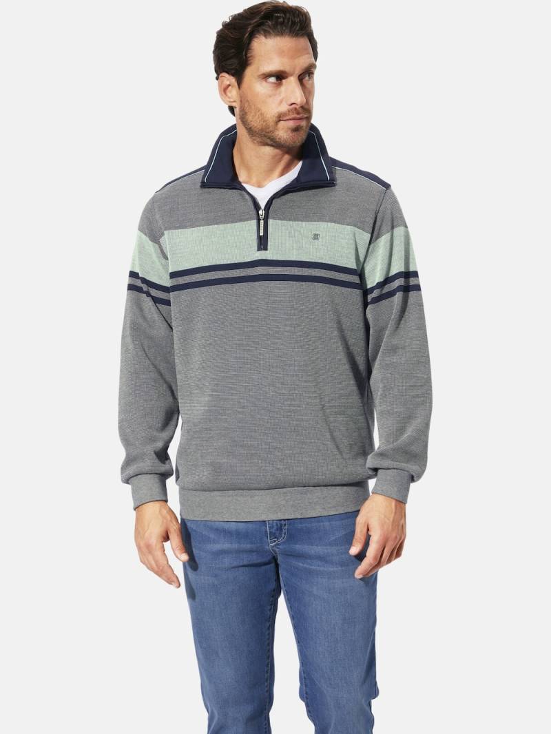 Große Größen Sweatshirt QUARLON, Herren, braun, Größe: XXL, Baumwolle, Happy Size DE Men von Happy Size DE Men