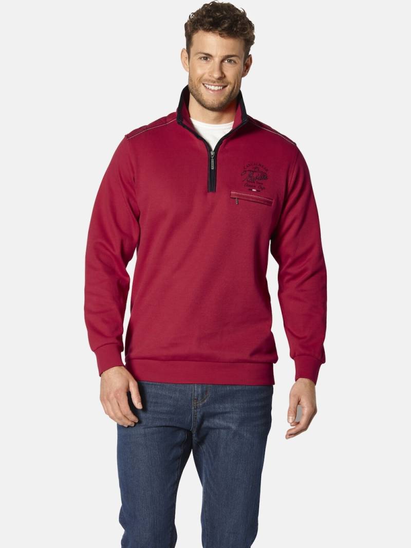 Große Größen Sweatshirt QUENTASTI, Herren, rot, Größe: XL, Baumwolle, Happy Size DE Men von Happy Size DE Men